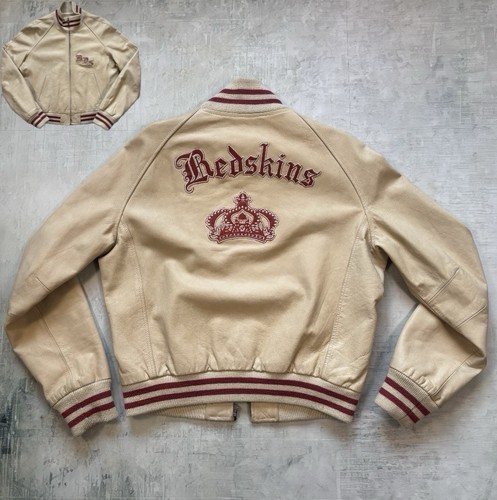 Vintage redskins lederjacke - vintage,