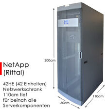 19" 48cm 42U NETAPP SERVERSCHRANK NETZWERKSCHRANK 110cm TIEF RITTAL KOMPAT. S21