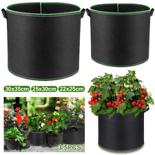 Hängen Filz Pflanzbeutel Erdbeer Pflanzsack Pflanztasche Pflanzsäcke mit Henkeln