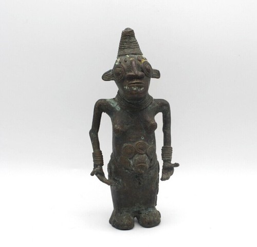 Afrikanische metallfigur frau - afrikanische,