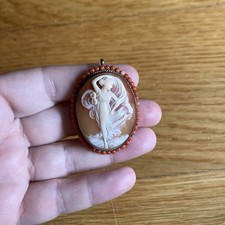 Muschel Kamee Gemme Anhänger