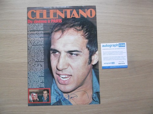 Adriano celentano autogramm - adriano,