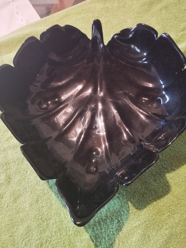 Schale schwarz blattschale - schale,