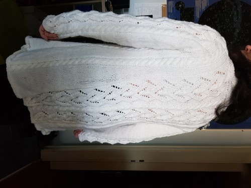 Handgestrickte damenjacke - handgestrickte,
