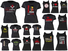Griller T-Shirt Damen - Grillmotive - Trägershirt Grillen Grillershirt Frauen 