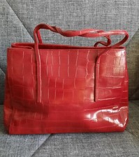 Tasche Handtasche von Taifun ROT Kroko Optik