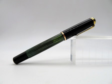 Pelikan M400 Füller Grün Gestreift 585 Gold Feder OF Fountain Pen