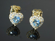 585 Gold mini Herz Ohrstecker