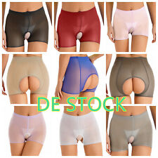 DE~Damen Mesh Ouvertslip Briefs Transparent Höschen Offener Schritt Unterhose