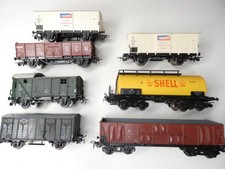 7 Güterwagen von Piko alt H0