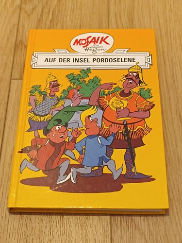 Mosaik buch auf der insel - buch,