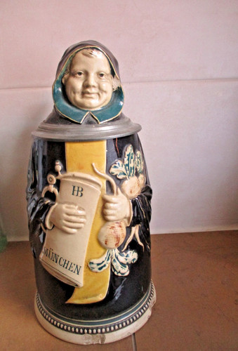 Alter bierkrug figurenkrug - bierkrug,