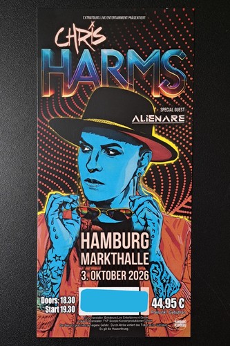 Ticket chris harms - chris,