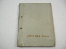 Nobas UB 631 Hydraulischer Universalbagger Ersatzteilliste Ersatzteilkatalog