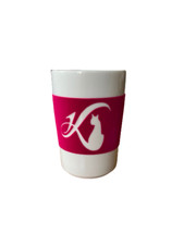 Kahla Becher touch! 0,35 l, Porzellan magenta ''Katze'' Neu OVP