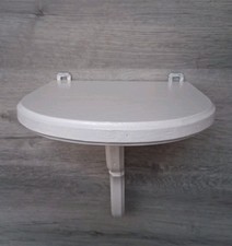 Wandregal Kiefer Massiv weiß gestrichen  Deko Wohnzimmer Schlafzimmer Büro 19cm