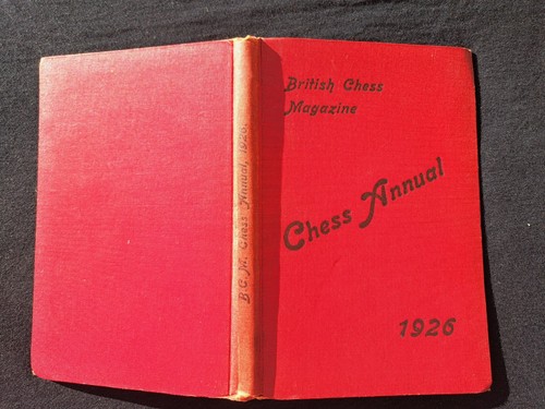 Goldstein chess annual 1926 - 1926,