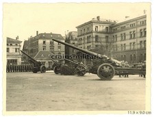 Orig. Foto 5.ID Artillerie Geschütz AR.5 Vereidigung in Kaserne ULM Donau 1939