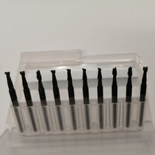 10 vhm fräser 2,40 mm gebraucht cnc fräsen cfk Gfk Holz Plexyglas 