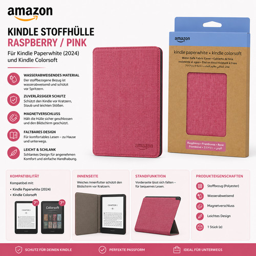 Amazon kindle stoffhülle - amazon,