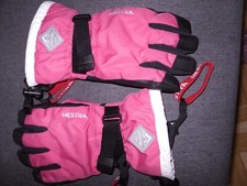 ? HESTRA Czone 5 Finger Ski Snowboard  Handschuhe GR 6 Pink Neu Damen/Mädchen