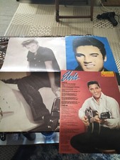 Elvis Presley Sammlung Poster, Englische Berichte Clippings Songtext 60er 70er