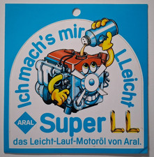 Aufkleber aral super - super,