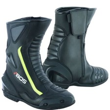 B:O:S Motorradstiefel Leder