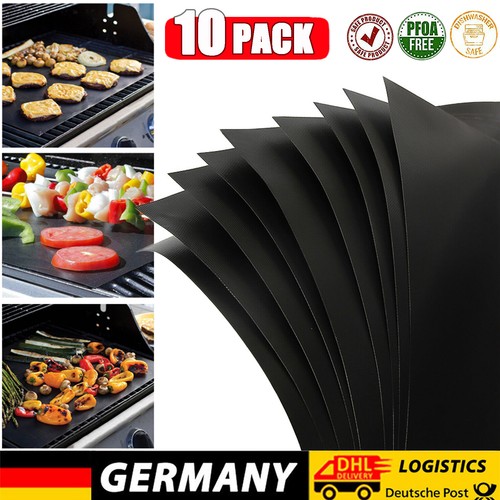 10x bbq grillmatte mit - 10x,