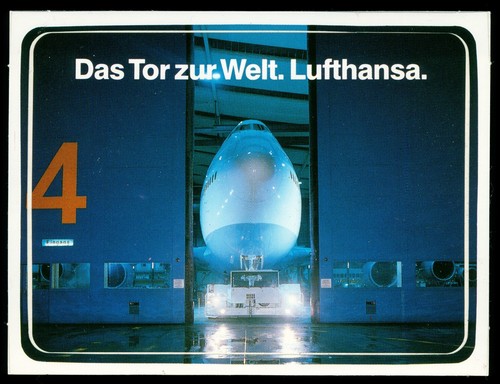 Werbe aufkleber lufthansa - aufkleber,