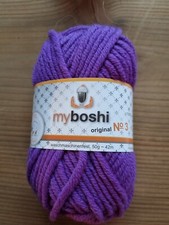 myboshi Original Wolle No 3 Violett 100 % Wolle a 50 g