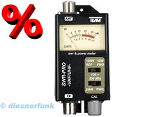 Team SWR-PRO UHF VHF Stehwellenmessgerät 120-500MHz 10/100Watt Betriebsfunk