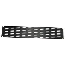 Adam Hall 87222 STL 2U Rackblende 2HE 19 Zoll Rack Blende Lüftungsblende schwarz