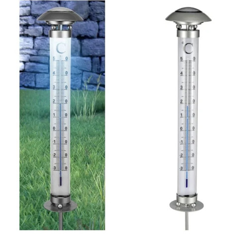 Flamingo led solar thermometer - flamingo, led-solar-thermometer