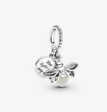 Pandora Glühwürmchen Charm-Anhänger/ Nachts Leuchtend ( 799352C01 )