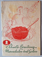 Dr. Oetker Rezepte Schnelle Bereitung von Marmeladen und Gelees 1930er Einmachen