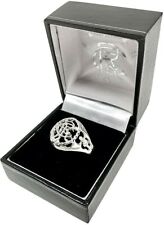 GLASGOW RANGERS FC LIZENZIERTER RING STERLINGSILBER WAPPEN KOMPLETT IN GESCHENKBOX RFC