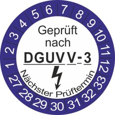 UVV BGV A3  DGUV V 3