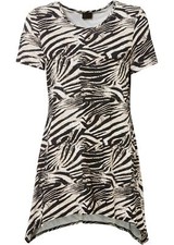 Zipfelshirt Gr. 40/42 Zebra