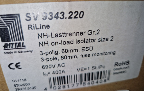 Rittal 9343 220 - rittal, sv