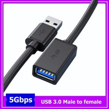 USB Verlängerungskabel Verlängerung USB 2.0 und 3.0 A Stecker zu USB A Buchse