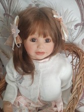 Künstlerpuppe " Michelle" Gerlinde Feser., Inkl. Zertifikat