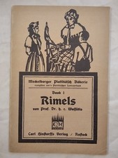 Rimels Book 1. Wossidlo: