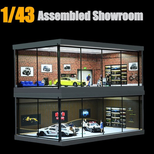 Diorama autohaus modell - 1:43,