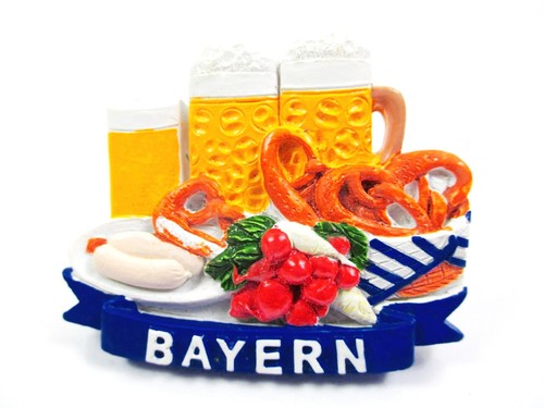 Bayern brotzeit magnet - brotzeit, poly