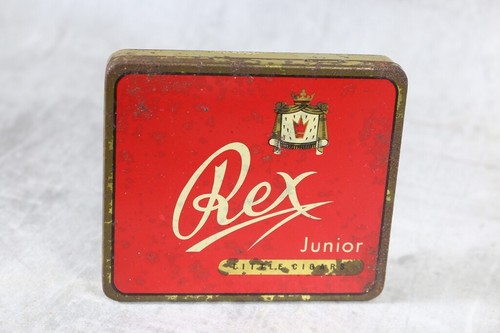 Alte blechdose rex junior - blechdose,