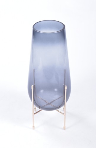 Blumenvase mit ständer 37cm - blumenvase,