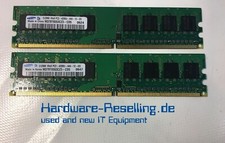 2x Samsung 512MB DDR2