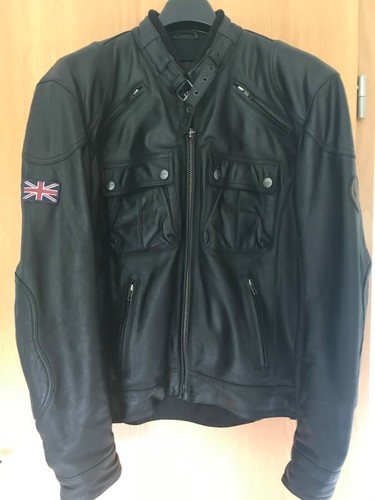 Motoradjacke leder - motoradjacke, (triumph)