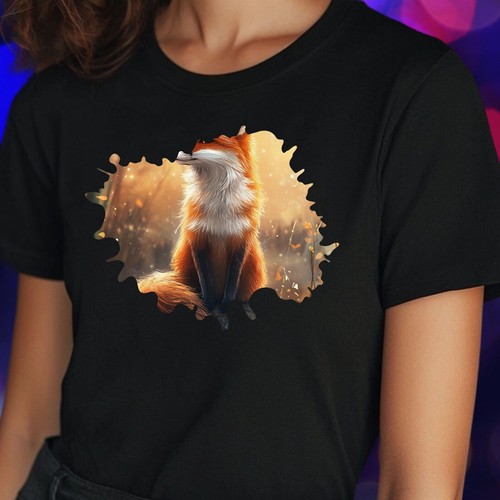 Frauen shirt fuchs motiv - frauen, t-shirt